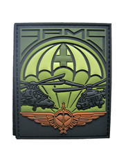 ECUSSON PVC COMMANDOS PARACHUTISTES DU COS 3° AMS (ANTENNE MEDICALE SPECIALISEE)