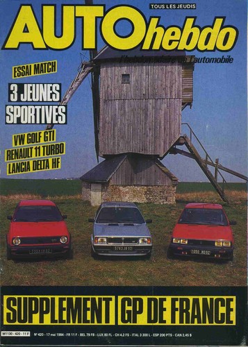 Auto hebdo 420 - n°420, 17/05/1984