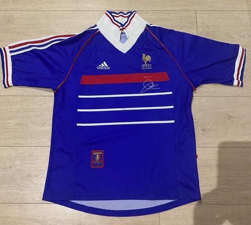 Maillot vintage france signé - vintage,