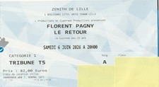 Florent PAGNY Billet Concert