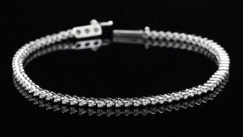 Bracelet tennis or - tennis, en