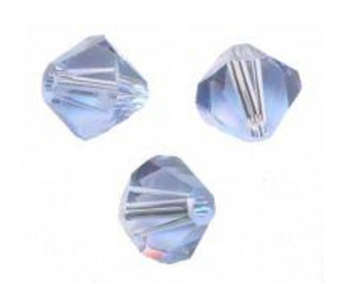 100 perles toupies - 100, crystal