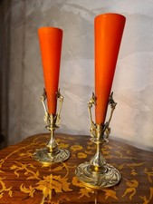 paire vase bronze et pate de