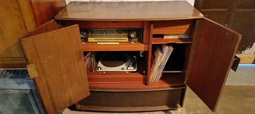 Radio vintage tourne disque - radio,