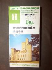 Carte IGN verte 56 marmande