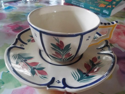 Tasse soucoupe quimper - soucoupe,