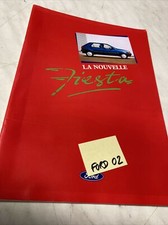 Ford Fiesta C CL CLX S XR2i Chia prospectus brochure de vente catalogue