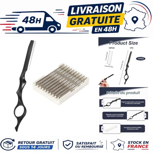 Ciseaux cheveux rasoir - à, de
