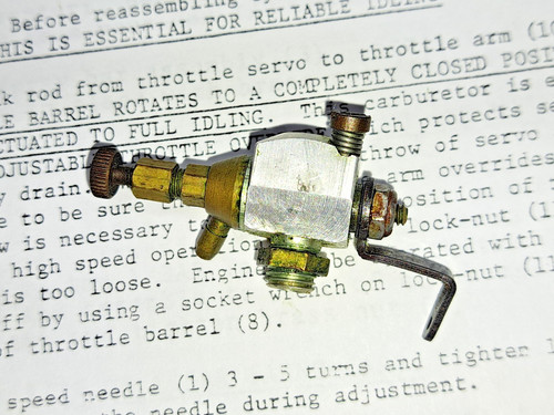 Vintage tarno carb for cox - vintage,