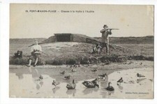 80 FORT MAHON PLAGE  CHASSE A LA HUTTE A L AUTHIE