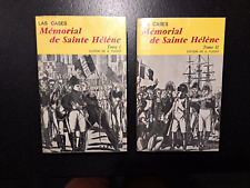 mémorial de Sainte Hélène LAS CASES edition de A FUGIER GARNIER 1961 2VOLS