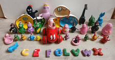 Lot 36 figurine / Peluche barbapapa + voiture jouet en bois Vilac + 2 Maisons