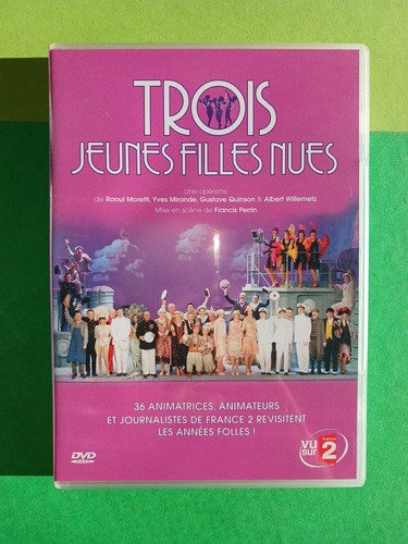 Dvd trois jeunes filles - dvd, nues