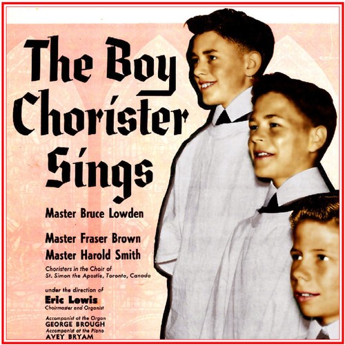 Boy chorister sings brown - boy,