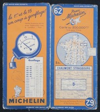 Carte MICHELIN 62 CHAUMONT