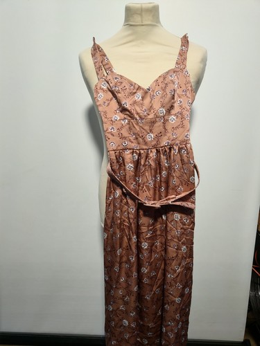 Robe rose fleur taille 38 - taille,