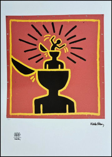 Keith haring sans titre - haring, *