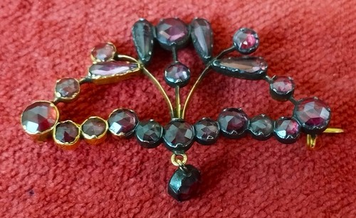 Ancien broche dame - ancien,