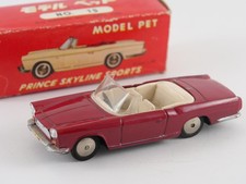 ASAHI-ATC MODEL PET n° 15 PRINCE SKYLINE SPORTS Cabriolet rouge 1/42
