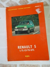 retro-collection-ancien livret entretien voiture Renault 5 l-tl-ls-ts-gtl EPA R5