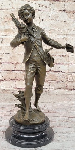 Bruchon statue bronze - en,