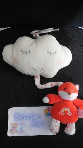 Doudou peluche musical - doudou, renard
