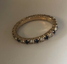 Bague ancien jaune saphir - bague,