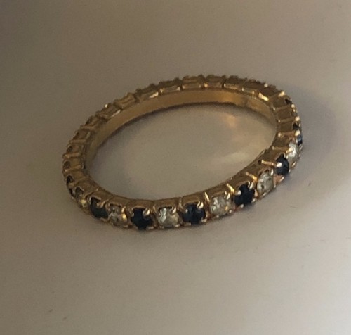 Bague ancien jaune saphir - ancien,