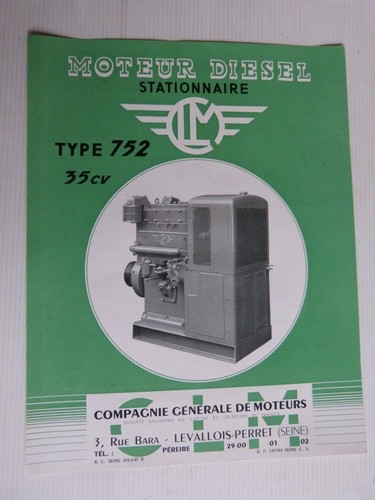 Prospectus moteur fixe diesel - prospectus,