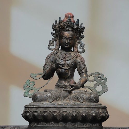 Antique bronze vajrasattva - bronze,