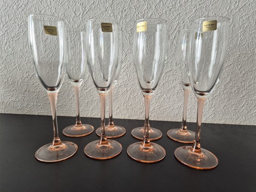 Lot verres champagne - 8, a