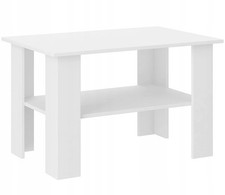 Table basse blanche avec