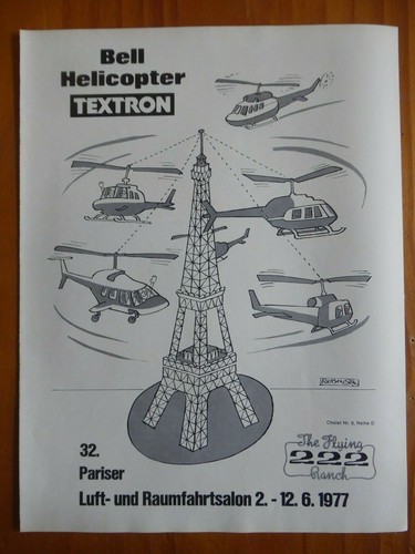 1977 pub bell - 222, helicopter