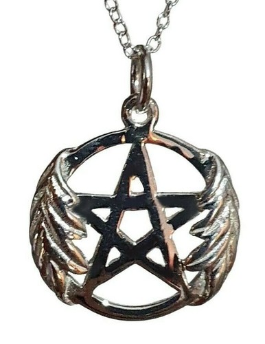 Collier pentacle feuille - , de