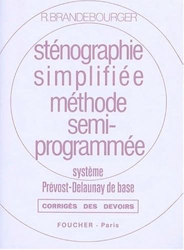 Stenographie simplifiee