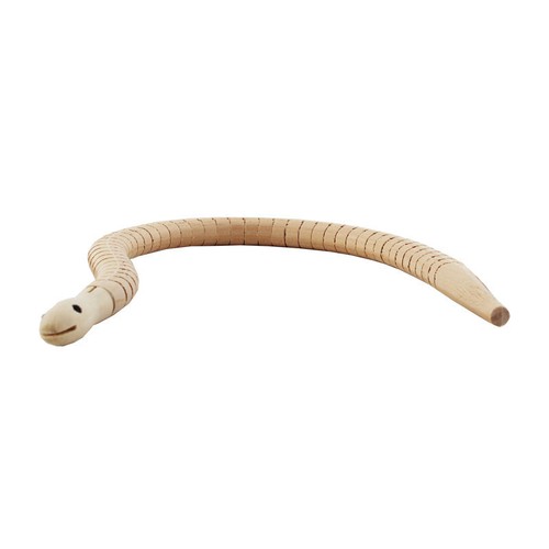 Serpent articulé bois - serpent,