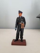 figurine peinte : officier tankiste Allemand second guerre mondiale 120 mm