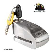 ANTIVOL BLOQUE DISQUE MOTO ALARME CLASSE SRA AUVRAY B-LOCK-14 INOX
