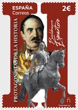 spain 2020 Baldomero Espartero Figures History sculpture soldier horse war 1v 