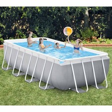Intex Ensemble de Piscine Hors Sol Terrasse Pataugeoire Jardin Multi-taille vida