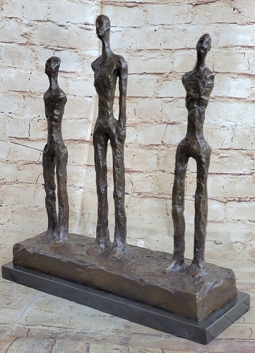 Sculpture bronze massif - en,