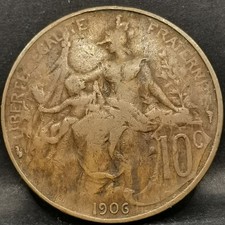 10 CENTIMES DANIEL DUPUIS 1906