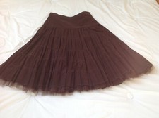 Jupe western velours marron Jennyfer Taille 34 (XS)  en excellent état  