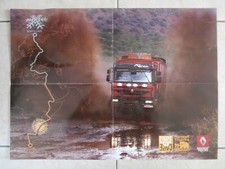 AFFICHE CAMION RENAULT TRUCK AVENTURE 58 x 41 cm