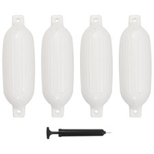 4x Pare-chocs de Bateau PVC Protection Amarrage Pompe Incluse Gonflable vidaXL