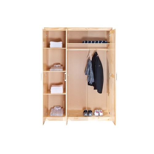 Armoire bois portes angel - armoire,