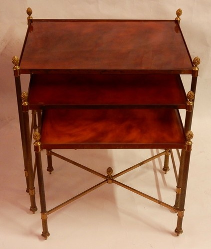 1970 série tables gigognes - tables,