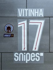Kit flocage VITINHA #17 Patch PSG Home 25-26 Ligue 1 Coupe du monde clubs