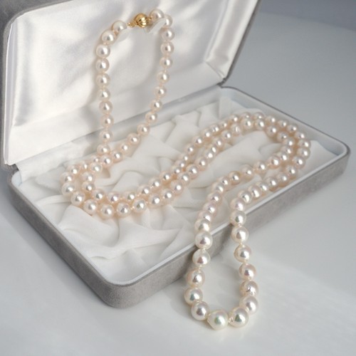 Collier long brin perle akoya - collier,