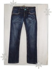 ☼ - Pantalon Jean Bleu Moyen Regular Fit  Délavé  Desigual  Taille 38